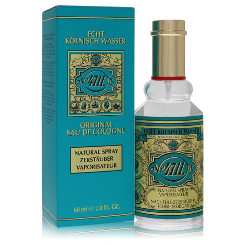 4711 by 4711Cologne Spray (Unisex) 2 oz 2 oz / 60 ml / Alcohol, Amber, Woody, Aldehyde, Oils Unisex