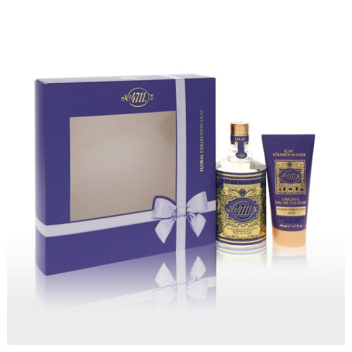 4711 Lilac by 4711Gift Set (Unisex) -- 3.4 oz Eau De Cologne Spray + 1.7 oz Shower Gel -- / -- / Alcohol, Amber, Woody, Aldehyde, Oils
