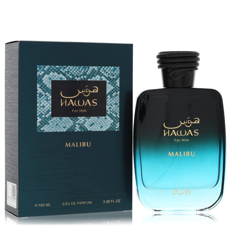 Hawas Malibu by Rasasi - Eau De Parfum Spray (Unboxed) 3.38 oz