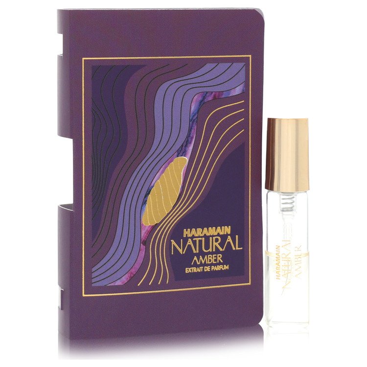 Al Haramain Natural Amber by Al Haramain - Vial (sample -Manufacturer 1/2 filled) .3 oz