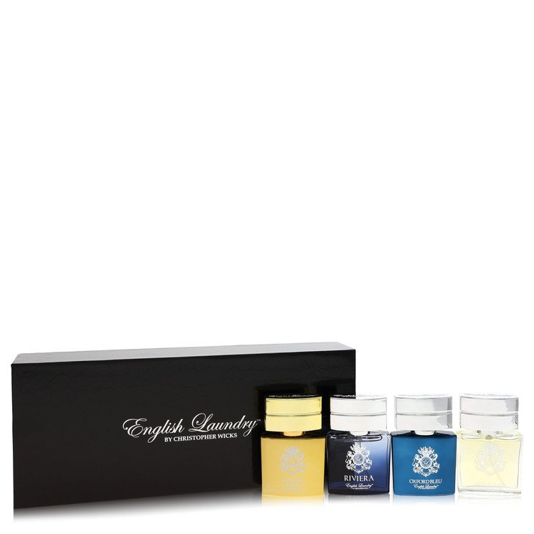 Arrogant by English Laundry - Gift Set -- Gift Set includes Notting Hill, Riviera, Oxford Bleu, and Arrogant, all in .68 oz Mini EDP Sprays