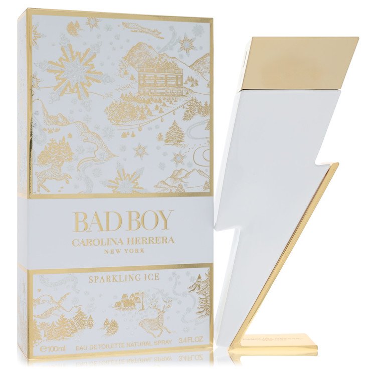Bad Boy Sparkling Ice by Carolina Herrera - Eau De Toilette Spray 3.4 oz