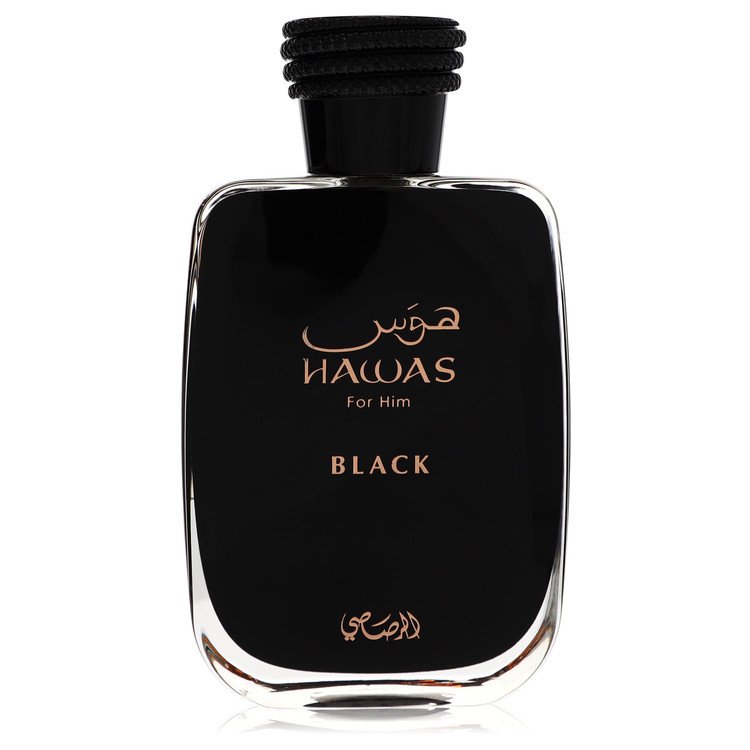 Hawas Black by Rasasi - Eau De Parfum Spray (Unboxed) 3.3 oz