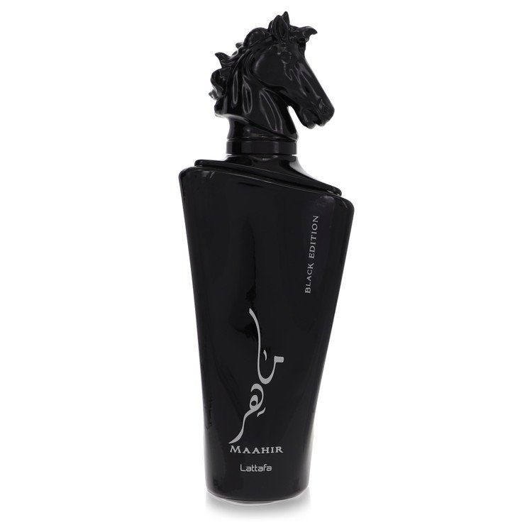 Maahir Black Edition by Lattafa - Eau De Parfum Spray (Unisex Unboxed) 3.4 oz