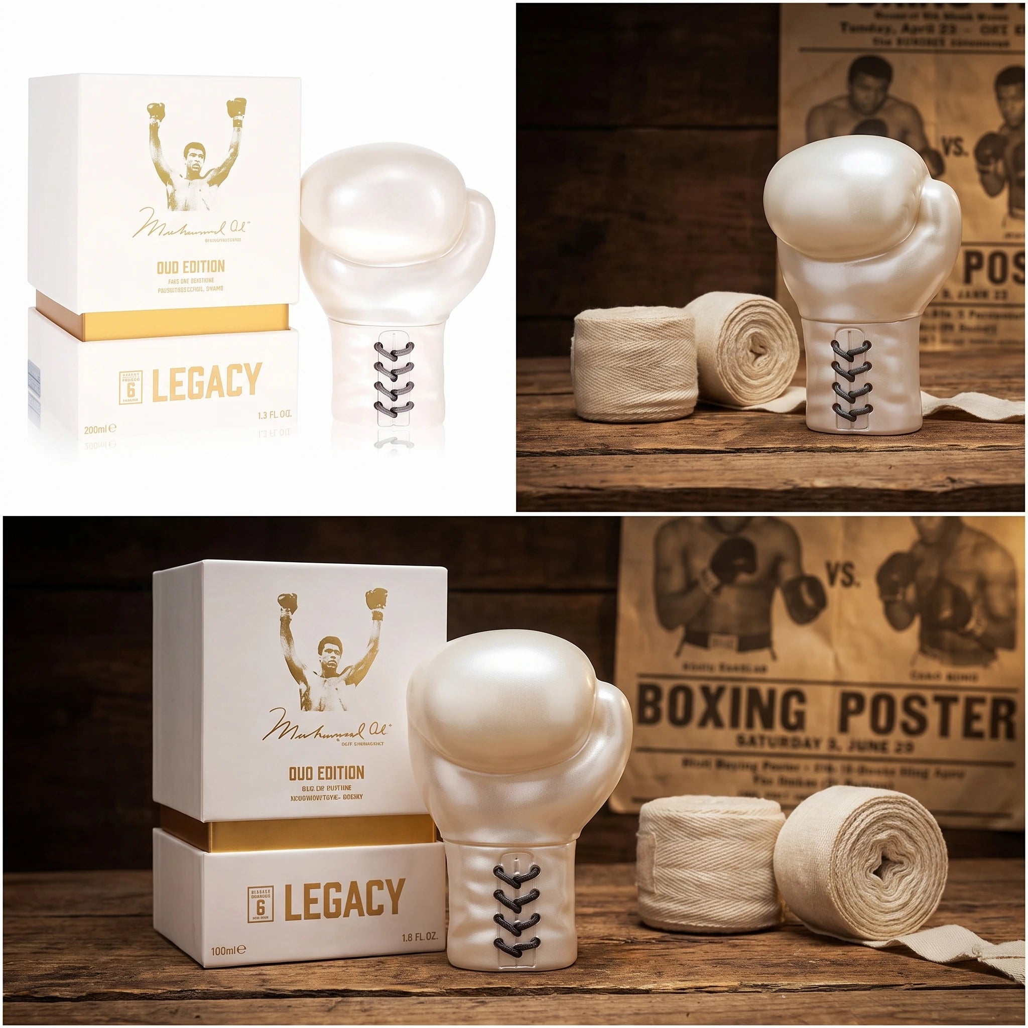 Muhammad Ali Legacy Round 6 Eau De Parfum Spray Oud Edition for Men 3.3 oz | Muhammad Ali Legacy Round 6 Eau De Parfum Spray Oud Edition for Men 3.3 oz - Bold Masculinity