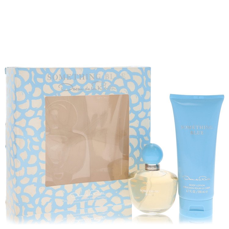 Something Blue by Oscar De La Renta - Gift Set -- 3.4 oz Eau De Parfum Spray + 6.7 oz Body Lotion