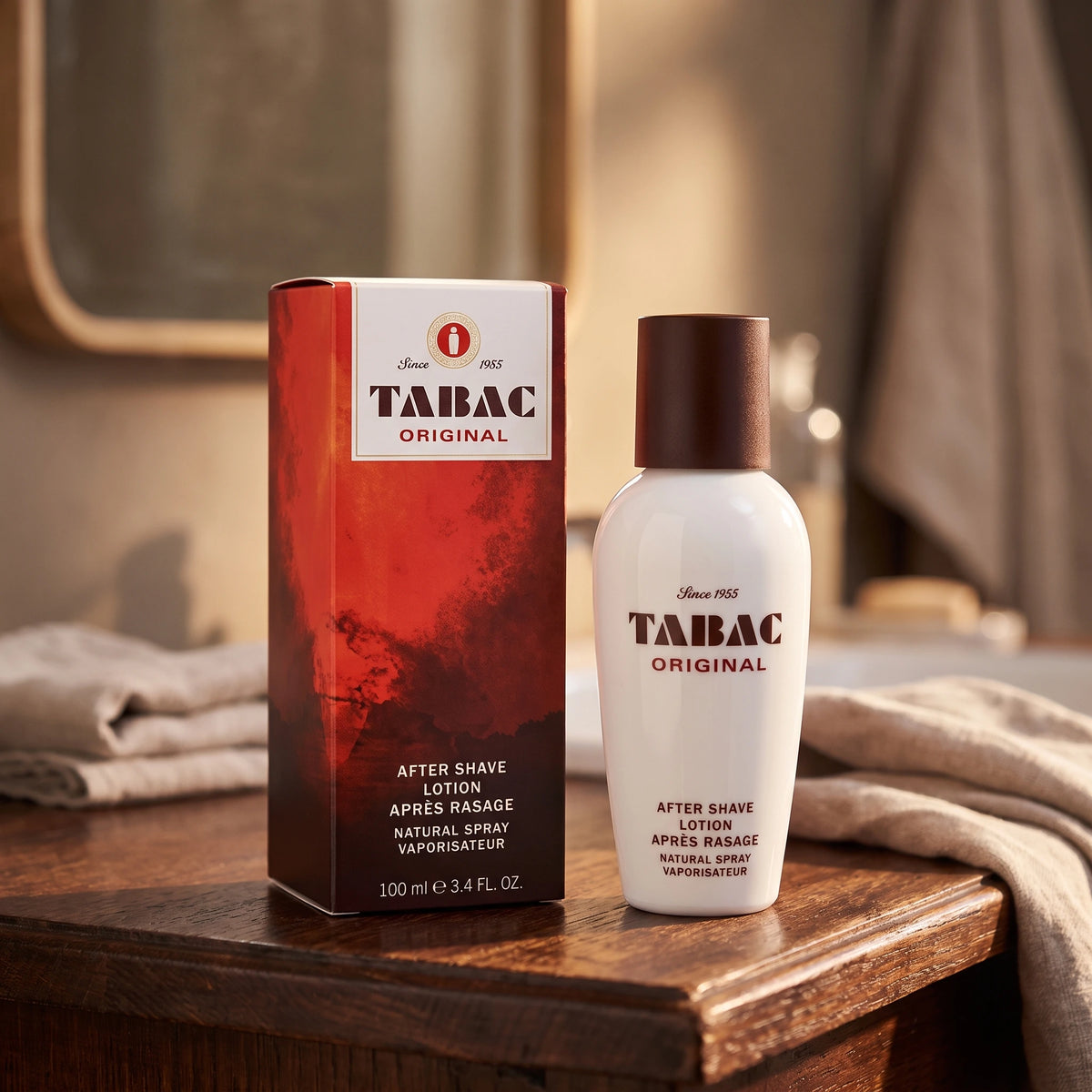 TABAC by Maurer & Wirtz After Shave Spray 3.4 oz for Refreshing Comfort | TABAC by Maurer & Wirtz After Shave Spray - Elegant Fragrance for Men | TABAC