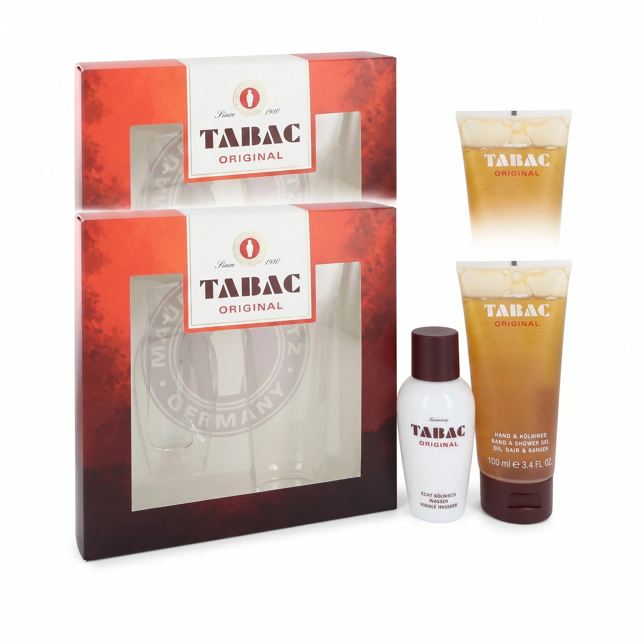 TABAC by Maurer & Wirtz Gift Set with After Shave Lotion and Shower Gel for Men | TABAC by Maurer & Wirtz Gift Set - After Shave & Shower Gel