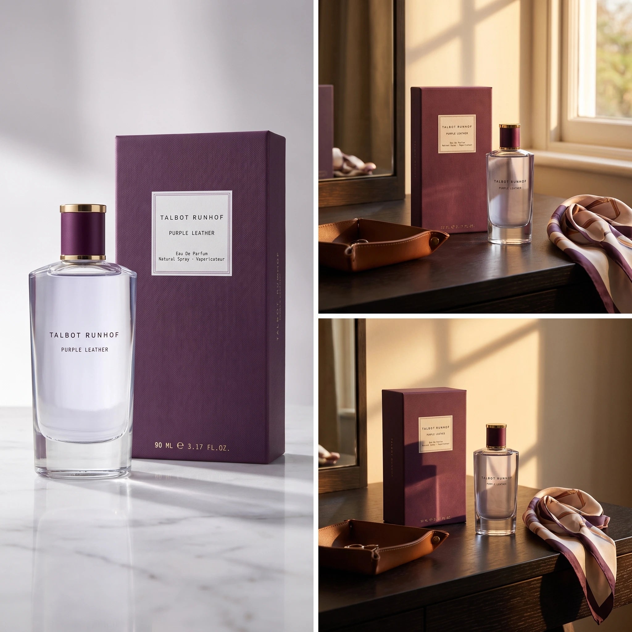 Talbot Runhof Purple Leather Eau De Parfum Spray 3.17 oz For Women - Elegant Fragrance Choice | Talbot Runhof Purple Leather Eau De Parfum Spray 3.17 oz - Elegant Fragrance