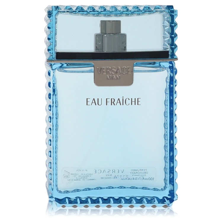 Versace Man by Versace - Eau Fraiche Eau De Toilette Spray (Blue unboxed) 3.4 oz
