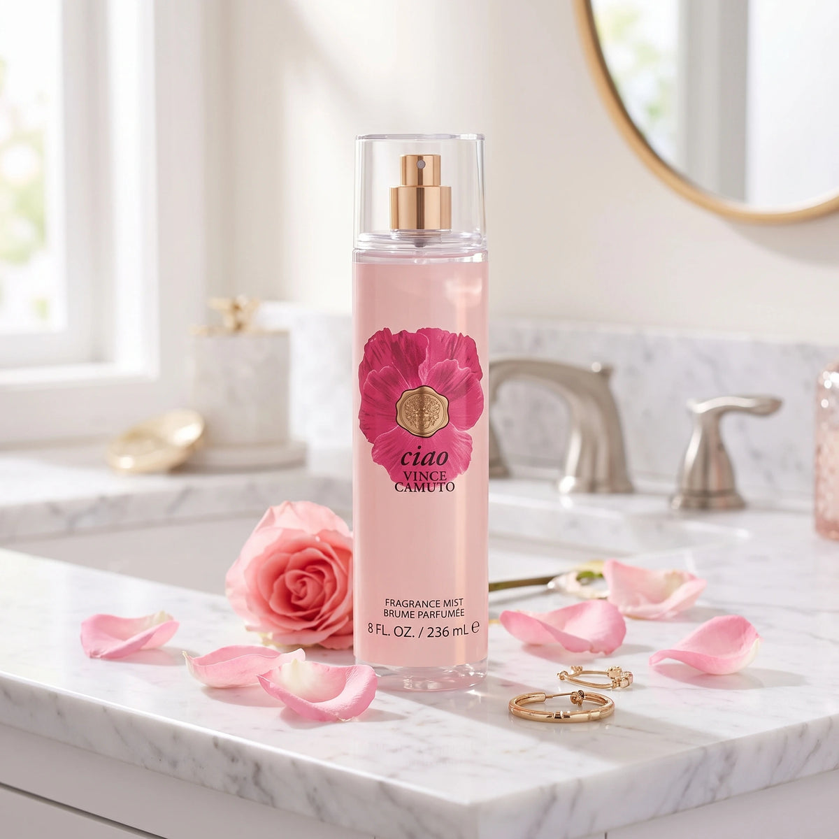Vince Camuto Ciao by Vince Camuto Body Mist 8 oz for Women - Warm Fruity Floral Fragrance | Vince Camuto Ciao Body Mist 8 oz - Refreshing Floral Fragrance | Vince Camuto