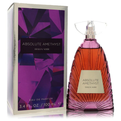 Absolute Amethyst by Thalia SodiEau De Parfum Spray 3.4 oz 3.4 oz / 100 ml / Alcohol, Amber, Woody, Aldehyde, Oils Women