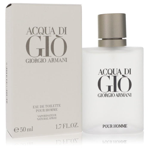 Acqua Di Gio by Giorgio ArmaniEau De Toilette Spray 1.7 oz 1.7 oz / 50 ml / Alcohol, Amber, Woody, Aldehyde, Oils Men