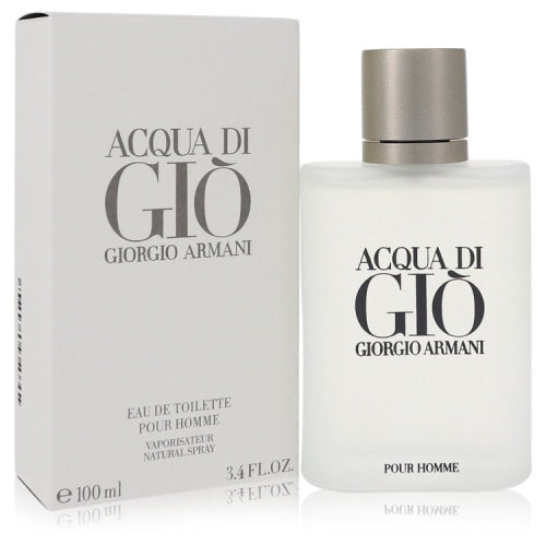 Acqua Di Gio by Giorgio ArmaniEau De Toilette Spray 3.3 oz 3.3 oz / 100 ml / Alcohol, Amber, Woody, Aldehyde, Oils Men