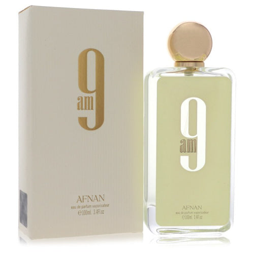 Afnan 9am by AfnanEau De Parfum Spray (Unisex) 3.4 oz 3.4 oz / 100 ml / Alcohol, Amber, Woody, Aldehyde, Oils Unisex