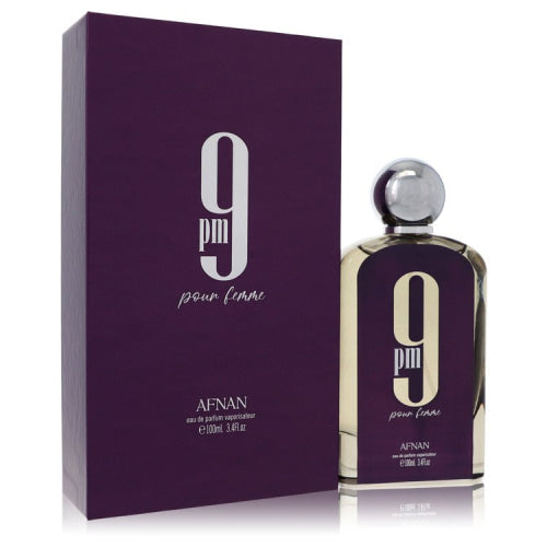 Afnan 9pm Pour Femme by AfnanEau De Parfum Spray 3.4 oz 3.4 oz / 100 ml / Alcohol, Amber, Woody, Aldehyde, Oils Women