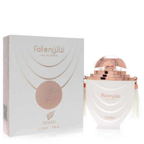 Afnan Faten White by AfnanEau De Parfum Spray (Unisex) 3.4 oz 3.4 oz / 100 ml / Alcohol, Amber, Woody, Aldehyde, Oils Unisex