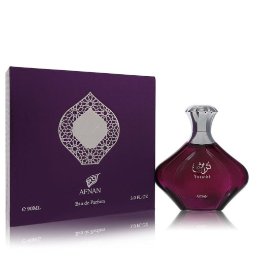 Afnan Turathi Purple by AfnanEau De Parfum Spray 3 oz 3 oz / 90 ml / Alcohol, Amber, Woody, Aldehyde, Oils Women