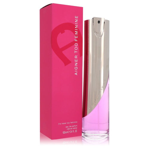 Aigner Too Feminine by Etienne AignerEau De Parfum Spray 3.4 oz 3.4 oz / 100 ml / Alcohol, Amber, Woody, Aldehyde, Oils Women