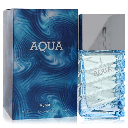 Ajmal Aqua by AjmalEau De Parfum Spray 3.4 oz 3.4 oz / 100 ml / Alcohol, Amber, Woody, Aldehyde, Oils Men