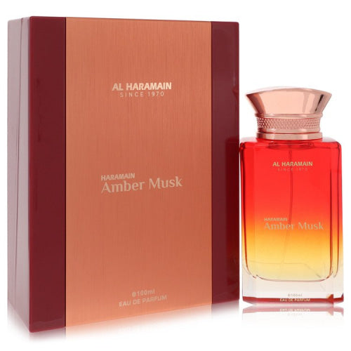 Al Haramain Amber Musk by Al HaramainEau De Parfum Spray (Unisex) 3.3 oz 3.3 oz / 100 ml / Alcohol, Amber, Woody, Aldehyde, Oils Unisex
