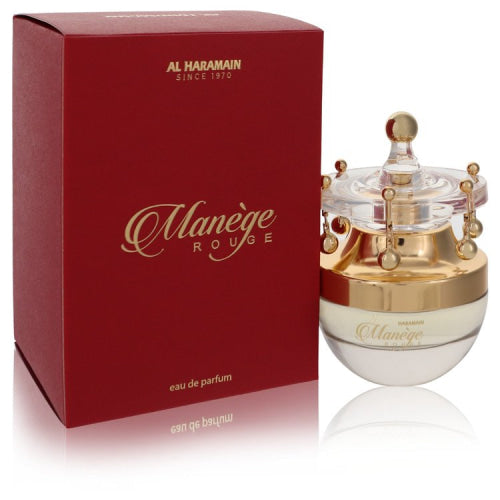 Al Haramain Manege Rouge by Al HaramainEau De Parfum Spray 2.5 oz 2.5 oz / 75 ml / Alcohol, Amber, Woody, Aldehyde, Oils Women