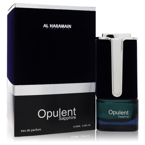 Al Haramain Opulent Sapphire by Al HaramainEau De Parfum Spray (Unisex) 3.3 oz 3.3 oz / 100 ml / Alcohol, Amber, Woody, Aldehyde, Oils