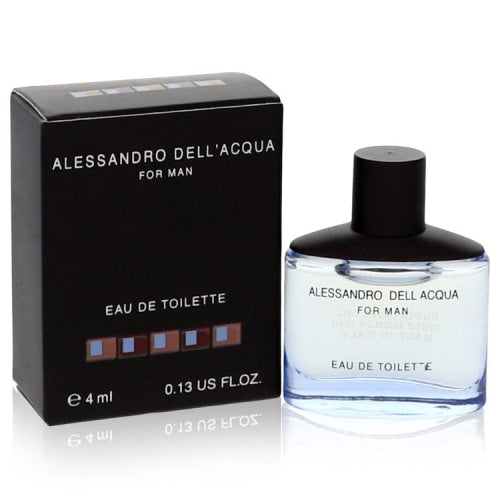 ALESSANDRO DELL AcqUA by Alessandro Dell AcquaMini EDT Spray.13 oz.13 oz / 4 ml / Alcohol, Amber, Woody, Aldehyde, Oils Men