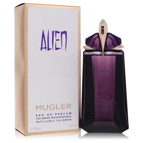 Alien by Thierry MuglerEau De Parfum Refillable Spray 3 oz 3 oz / 90 ml / Alcohol, Amber, Woody, Aldehyde, Oils Women