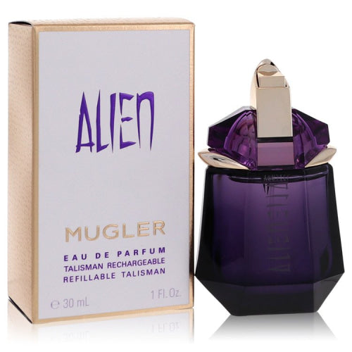 Alien by Thierry MuglerEau De Parfum Spray Refillable 1 oz 1 oz / 30 ml / Alcohol, Amber, Woody, Aldehyde, Oils Women