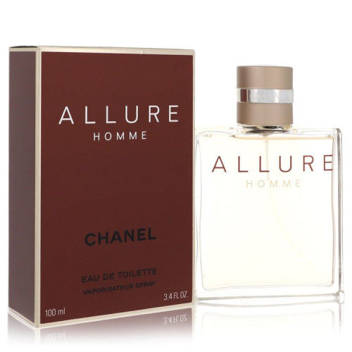 Allure by ChanelEau De Toilette Spray 3.4 oz 3.4 oz / 100 ml / Alcohol, Amber, Woody, Aldehyde, Oils Men