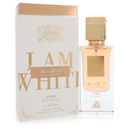 Ana Abiyedh I am White Poudree by LattafaEau De Parfum Spray (Unisex) 2 oz 2 oz / 60 ml / Alcohol, Amber, Woody, Aldehyde, Oils Unisex