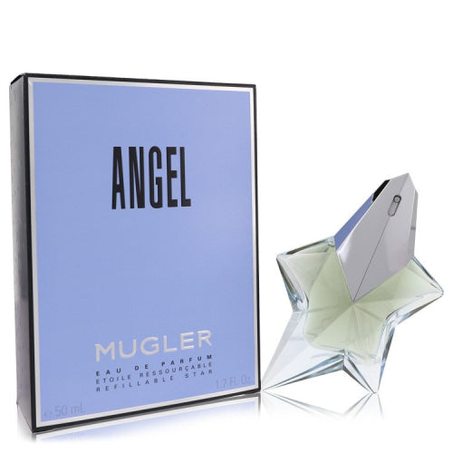 Angel by Thierry MuglerEau De Parfum Spray Refillable 1.7 oz 1.7 oz / 50 ml / Alcohol, Amber, Woody, Aldehyde, Oils Women
