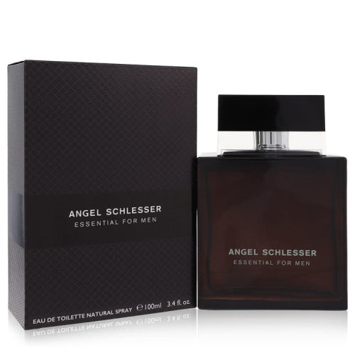 Angel Schlesser Essential by Angel SchlesserEau De Toilette Spray 3.4 oz 3.4 oz / 100 ml / Alcohol, Amber, Woody, Aldehyde, Oils Men