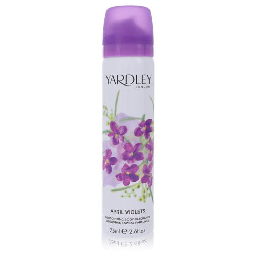 April Violets by Yardley LondonBody Spray 2.6 oz 2.6 oz / 77 ml / Alcohol, Amber, Woody, Aldehyde, Oils Women