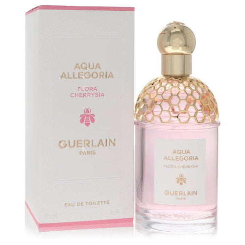 Aqua Allegoria Flora Cherrysia by GuerlainEau De Toilette Spray (Unisex) 4.2 oz 4.2 oz / 125 ml / Alcohol, Amber, Woody, Aldehyde, Oils