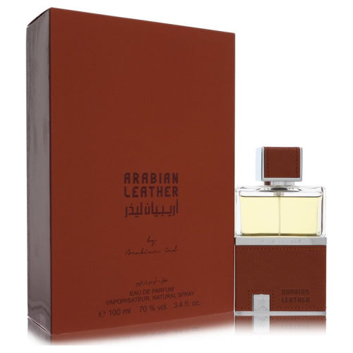 Arabian Leather by Arabian OudEau De Parfum Spray (Unisex) 3.4 oz 3.4 oz / 100 ml / Alcohol, Amber, Woody, Aldehyde, Oils Unisex