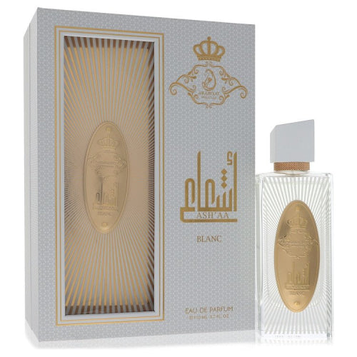 Arabiyat Prestige Ash’aa Blanc by Arabiyat PrestigeEau De Parfum Spray (Unisex) 3.7 oz 3.7 oz / 109 ml / Alcohol, Amber, Woody, Aldehyde,