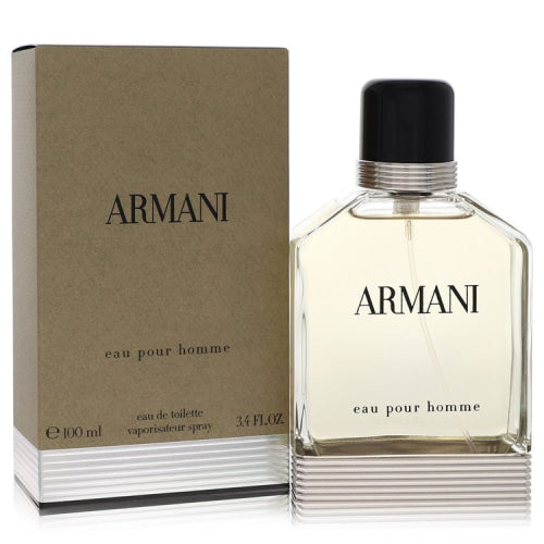Armani by Giorgio ArmaniEau De Toilette Spray 3.4 oz 3.4 oz / 100 ml / Alcohol, Amber, Woody, Aldehyde, Oils Men
