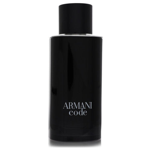 Armani Code by Giorgio ArmaniEau De Toilette Spray Refillable (Unboxed) 4.2 oz 4.2 oz / 125 ml / Alcohol, Amber, Woody, Aldehyde, Oils Men