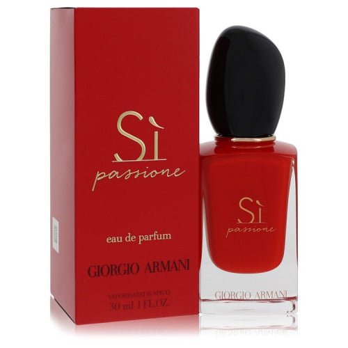 Armani Si Passione by Giorgio ArmaniEau De Parfum Spray 1 oz 1 oz / 30 ml / Alcohol, Amber, Woody, Aldehyde, Oils Women