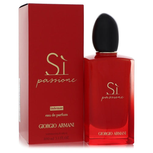 Armani Si Passione Intense by Giorgio ArmaniEau De Parfum Spray 3.4 oz 3.4 oz / 100 ml / Alcohol, Amber, Woody, Aldehyde, Oils Women