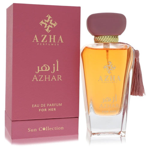 Azha Azhar by AzhaEau De Parfum Spray 3.3 oz 3.3 oz / 100 ml / Alcohol, Amber, Woody, Aldehyde, Oils Women