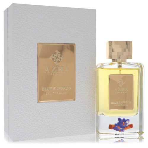 Azha Blue Saffron by AzhaEau De Parfum Spray 3.4 oz 3.4 oz / 100 ml / Alcohol, Amber, Woody, Aldehyde, Oils Women