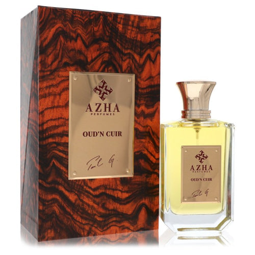 Azha Oud’n Cuir by AzhaEau De Parfum Spray 3.3 oz 3.3 oz / 100 ml / Alcohol, Amber, Woody, Aldehyde, Oils Men
