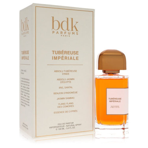 BDK Tubereuse Imperiale by BDK ParfumsEau De Parfum Spray (Unisex) 3.4 oz 3.4 oz / 100 ml / Alcohol, Amber, Woody, Aldehyde, Oils Unisex