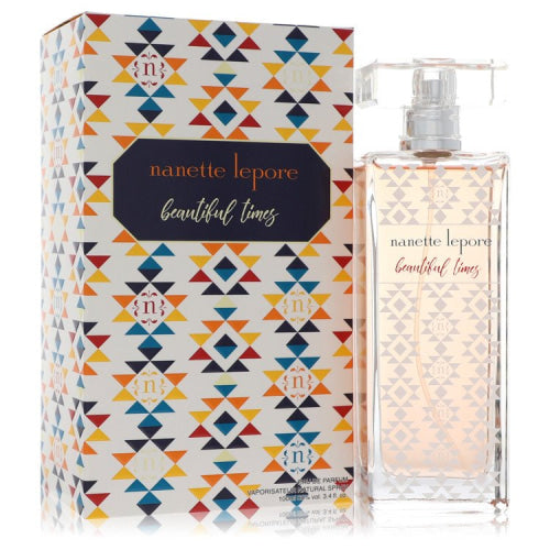 Beautiful Times by Nanette LeporeEau De Parfum Spray 3.4 oz 3.4 oz / 100 ml / Alcohol, Amber, Woody, Aldehyde, Oils Women