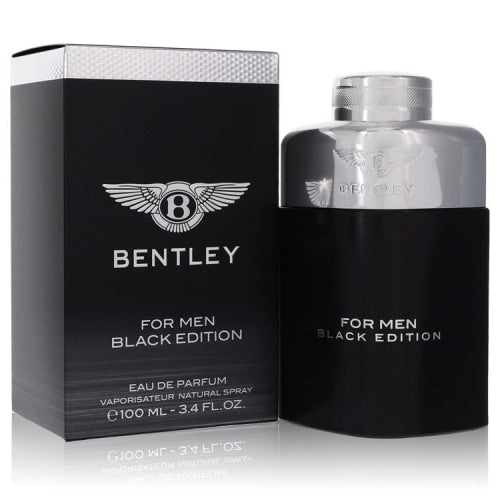 Bentley Black Edition by BentleyEau De Parfum Spray 3.4 oz 3.4 oz / 100 ml / Alcohol, Amber, Woody, Aldehyde, Oils Men