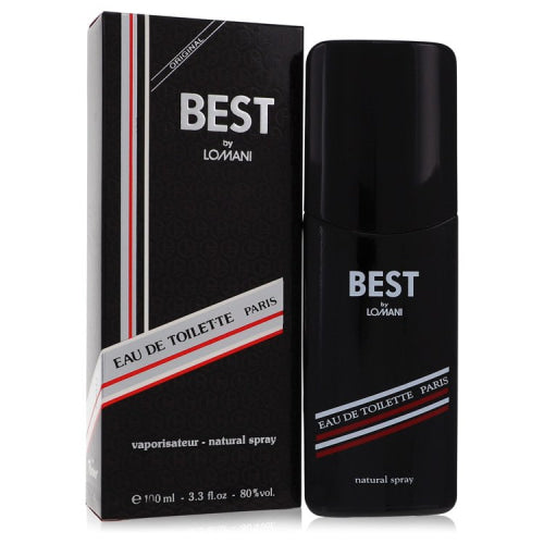 Best by LomaniEau De Toilette Spray 3.3 oz 3.3 oz / 100 ml / Alcohol, Amber, Woody, Aldehyde, Oils Men