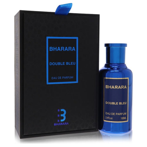 Bharara Double Bleu by Bharara BeautyEau De Parfum Spray 3.4 oz 3.4 oz / 100 ml / Alcohol, Amber, Woody, Aldehyde, Oils Men